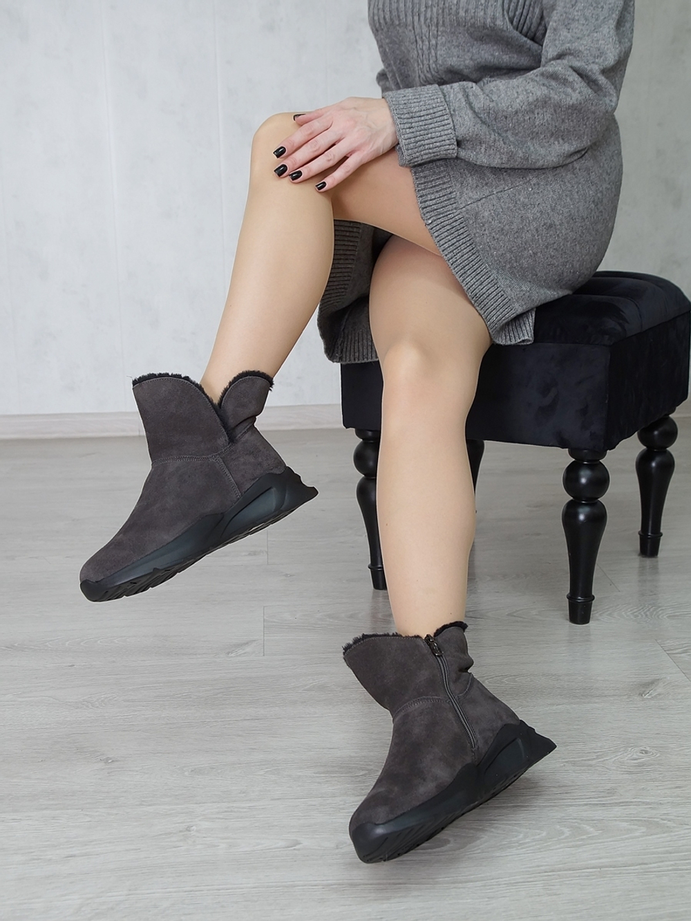 Полусапожки женские зимние