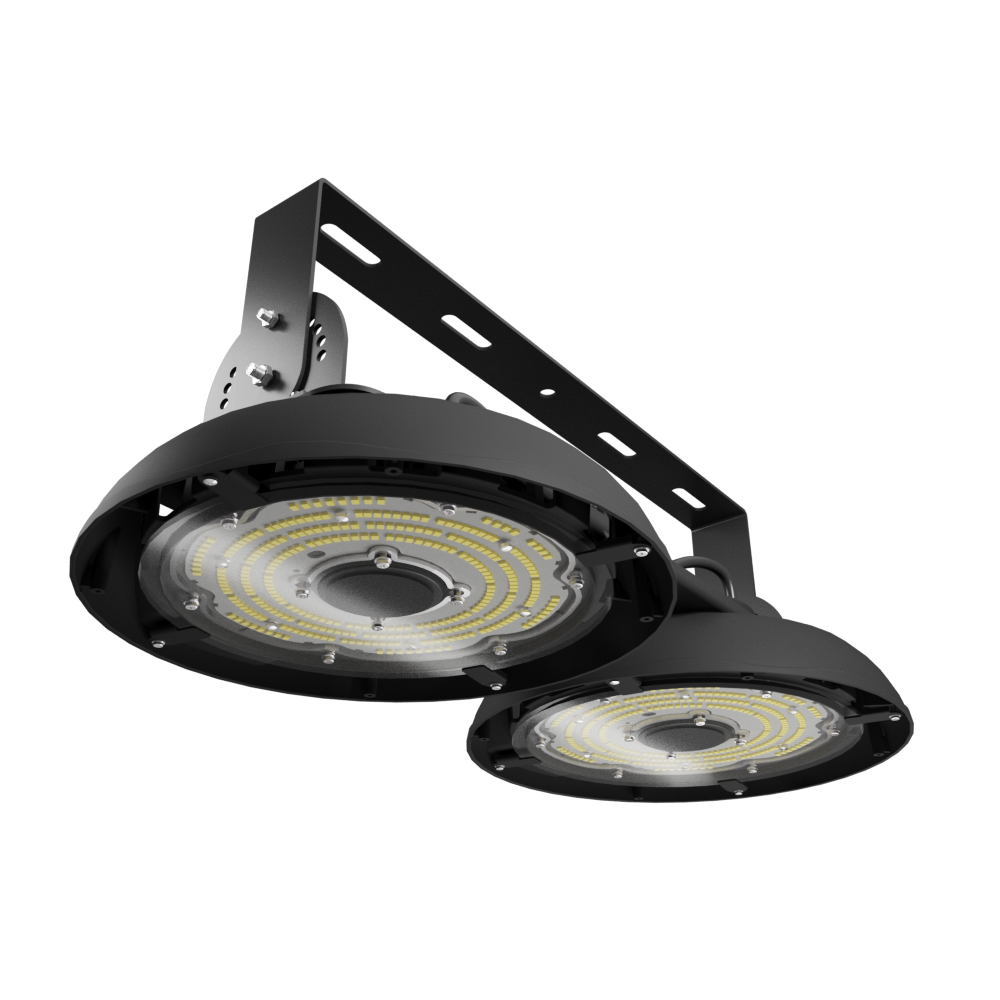 Прожектор LED ТАЙФУН GL ДО06-400-005-4К Д90 400Вт 4000К IP65 Прозрачный 68000лм 260х161мм WOLTA PRO