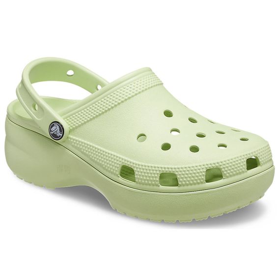 Crocs Classic Platform Clog 'Gray Green'