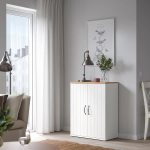 Шкаф - SKRUVBY  IKEA/ СКРУВБИ ИКЕА, 70x90 см, белый/под беленый дуб