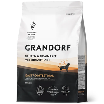 Сухой корм GRANDORF VETERINARY DIET Dog GASTROINTESTINAL Полнорационный диетический корм для собак при расстройствах пищеварения, индейка 1кг