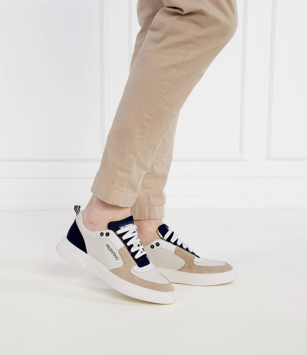 Кожаные кроссовки stan s Valentino - бежевый(92S3907CAM)