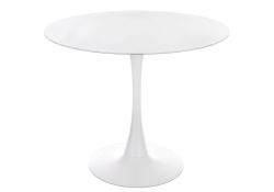 Стеклянный стол Tulip 90x74 super white glass