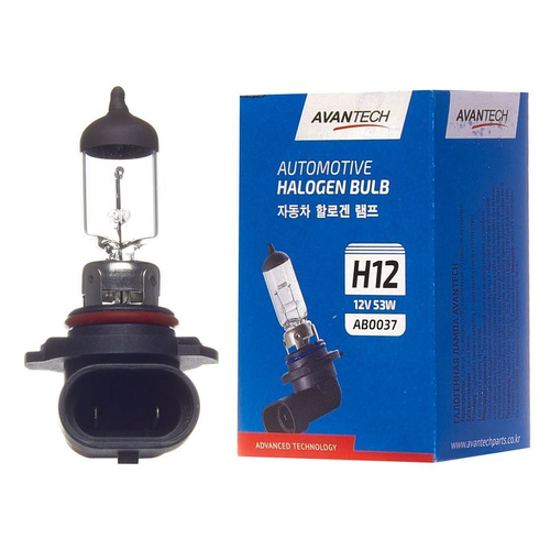 Лампа головного света Avantech H12 12V 53W AB0037
