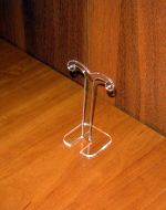 Подставка под серьги №2 прозрачная 90 мм