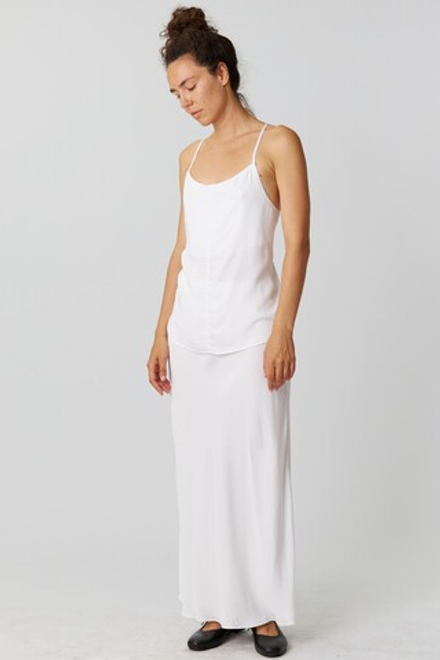 Топ на завязках белого цвета