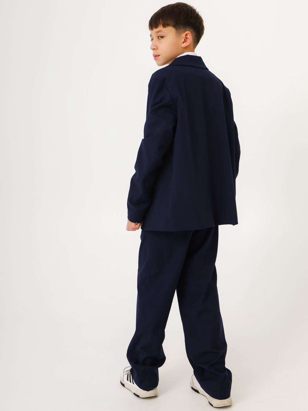 Брюки классика для мальчика, синие