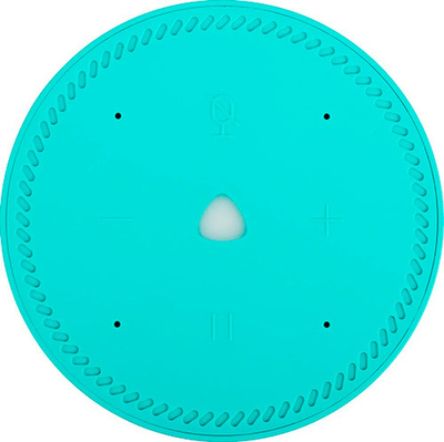 Умная колонка Yandex Станция Лайт Алиса бирюзовый 5W 1.0 BT 10м (YNDX-00025G)