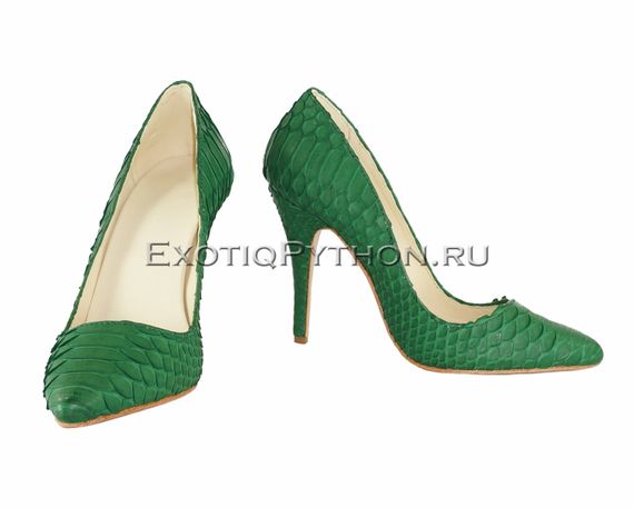 Туфли из кожи питона SH-102