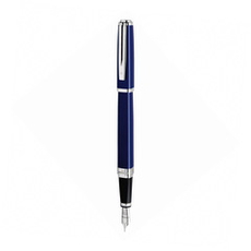 Перьевая ручка Waterman Exception, цвет: Slim Blue ST, перо: F