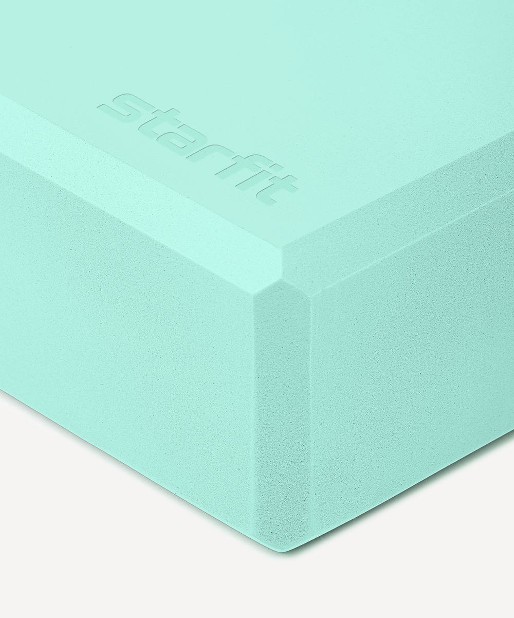 Блок для йоги YB-200 EVA, мятный