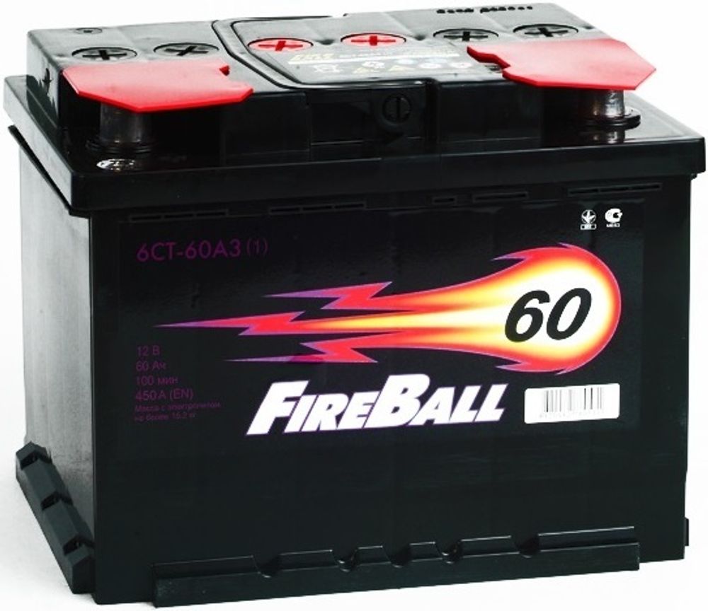 FIRE BALL 6СТ- 60 аккумулятор