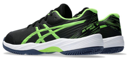 Детские кроссовки для Падел Asics Gel-Game 9 Padel - black/electric lime