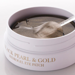 Гидрогелевые патчи для век с чёрным жемчугом Petitfee Black Pearl & Gold Hydrogel Eye Patch 60 шт.