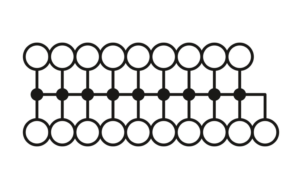 1047419 - PTFIX 4/18X1,5 BU - Распределительный блок