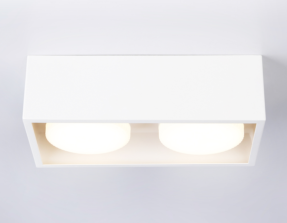 Светильник накладной TN70828/2 WH белый GX53/2 max 12W 200*100*60