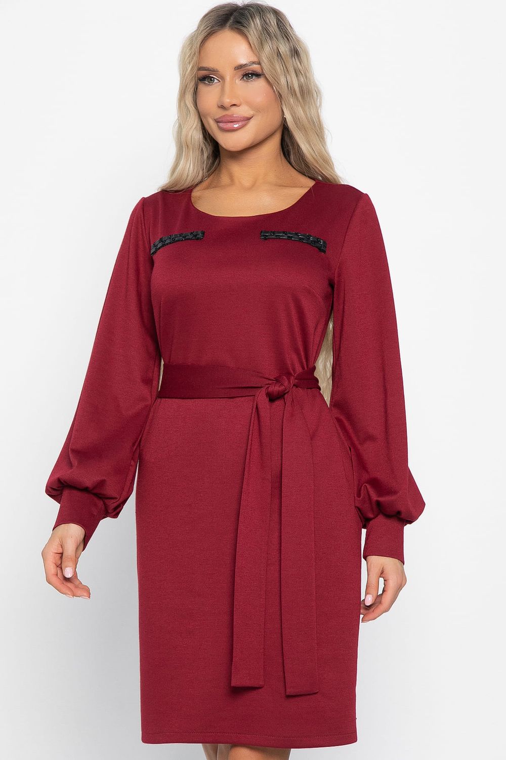 Платье Шарли (бордовое) П15012-18М LT Collection