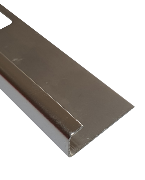 СПЕ 8мм "DO-1" 2,7м Серебро глянец наруж. квадр. стальной