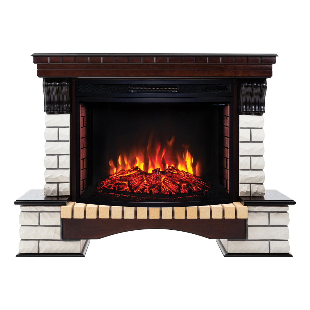 Каминокомплект Real Flame Country 33/33W AO с очагом Firespace 33