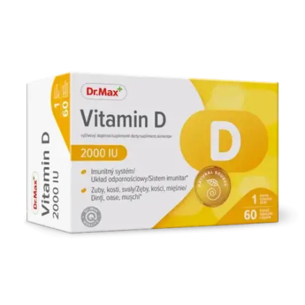 Витамин D 2000 МЕ Dr.Max - 60 капсул