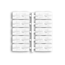 Соединители универсальные для прямых и угловых стыков к плинтусу Идеал Дюра (10 шт. во флоупаке)