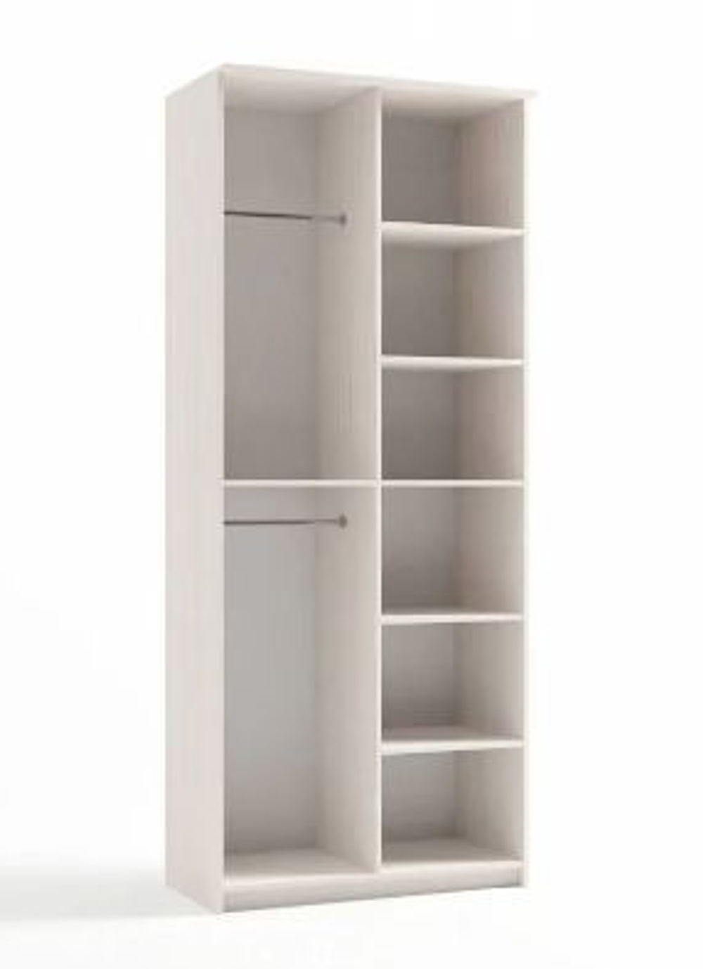 Шкаф 2-х створчатый Дуэт Люкс без зеркала Бодега светлая