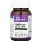 New Chapter, One Daily Every Woman's, мультивитамины, 48 вегетарианских таблеток