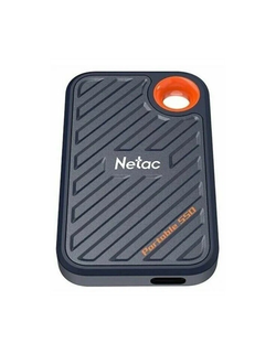 Ssd накопитель Netac ZX20 1TB USB 3.2 Gen 2 Type-C External SSD, R/W up to 2000MB/1800MB/s, with USB C to A cable and 20Gbps USB C to C cable 5Y wty
