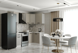 Кухонный гарнитур угловой Шампань 2000х1200 мм (38мм)