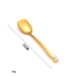 Ложка гарнирная для раздачи 26 см Blunt Square Tip нерж. цвет золото PVD P.L. Proff Cuisine