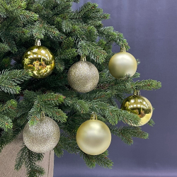 Набор шаров 30шт 6см House of seasons золотой в прозрачной упаковке