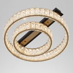 Citilux PALANT CL325152 LED Люстра хрустальная Чёрный+Бронза