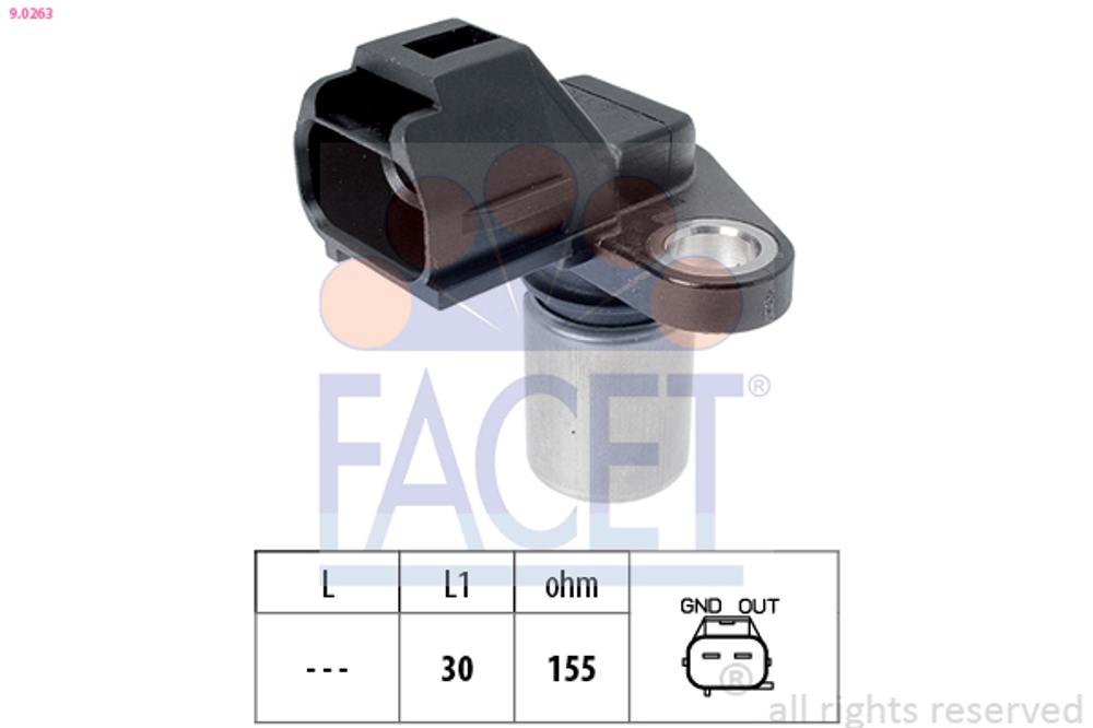 FACET - 90263-FAC - Sensor, crankshaft pulse