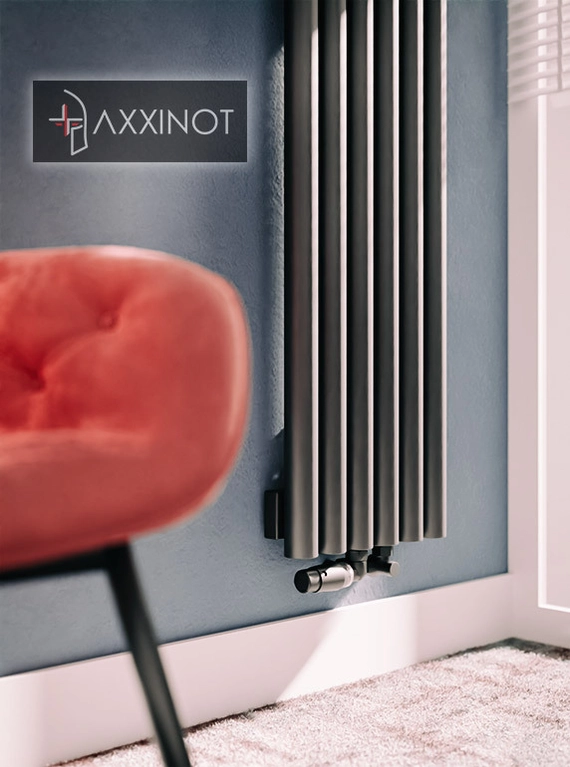 Axxinot Mono V 800 - вертикальный трубчатый радиатор высотой 800 мм