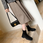 WUJIUDANQI Ankle Boots Women"s Black