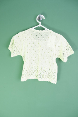 Кофта ажурная трикотажная для девочки 9-10 лет