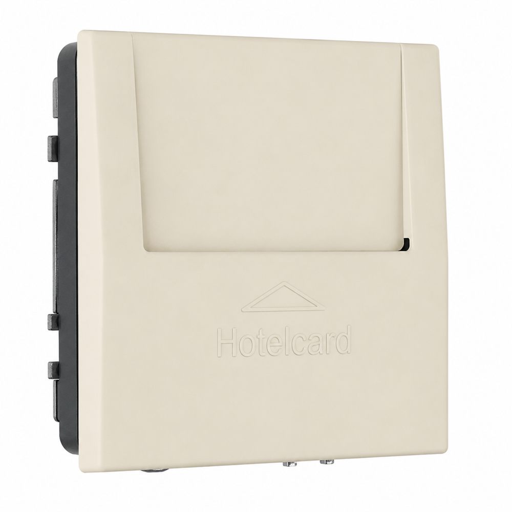 Карточный выключатель LIREGUS MODERN IVKJ2.10-204-01.M/SM слоновая кость матированная