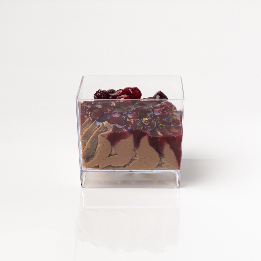 Паштет из печени цыпленка с брусничным конфи 16шт