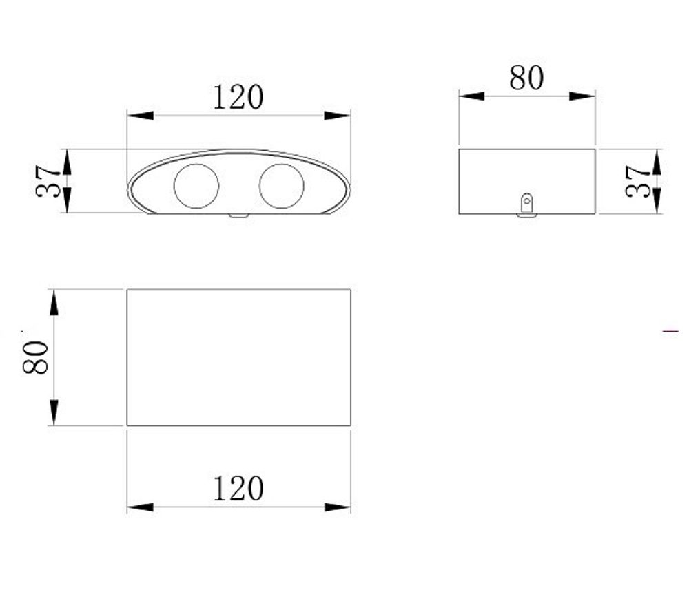 Накладной светильник Maytoni Strato O417WL-L4W3K