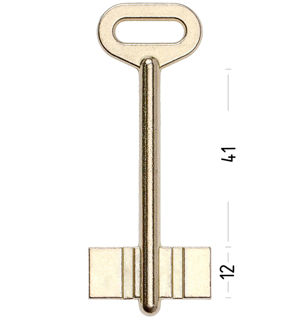 Заготовка сувальдного ключа 14196 MRP1D (желтый)