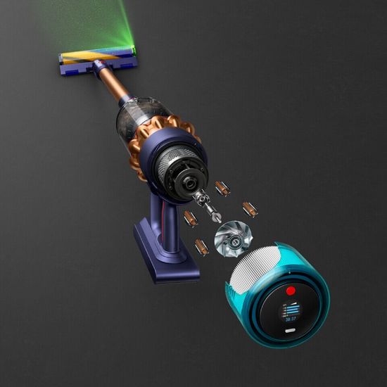 Вертикальный пылесос Dyson Gen5 SV23 Detect Absolute , Prussian Blue/Rich Copper