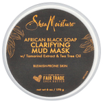 SheaMoisture, African Black Soap, очищающая грязевая маска с экстрактом тамаринда и маслом чайного дерева, 170 г (6 унций)