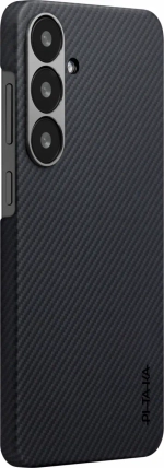 Накладка Pitaka Ultra-Slim для Samsung Galaxy S25, Black/Gray (KS2501)