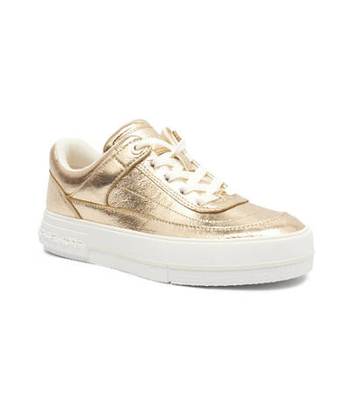 Кожаные кроссовки aurora Michael Kors - золотой(43T4AUFS1M)