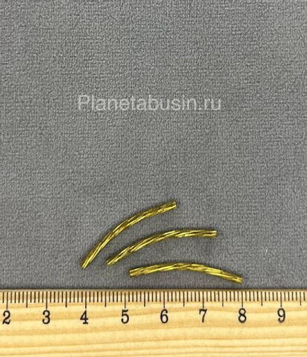 Бусина трубочка дуга (Китай) 1341