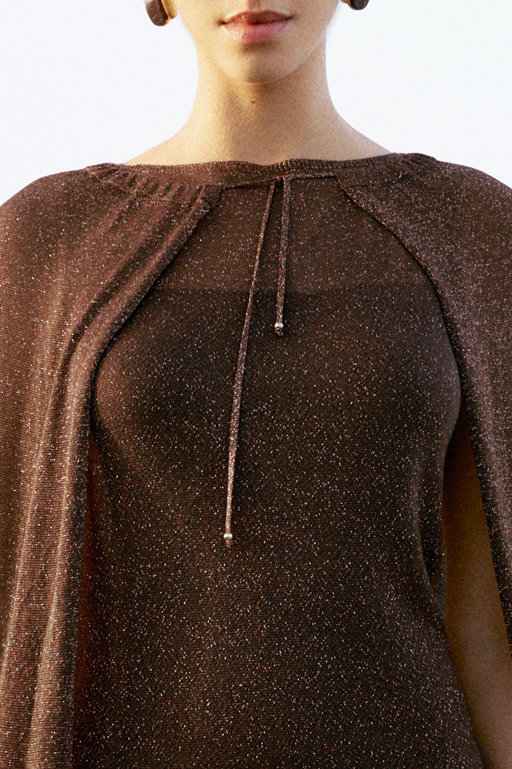 Кейп CAROLINE, шоколадный