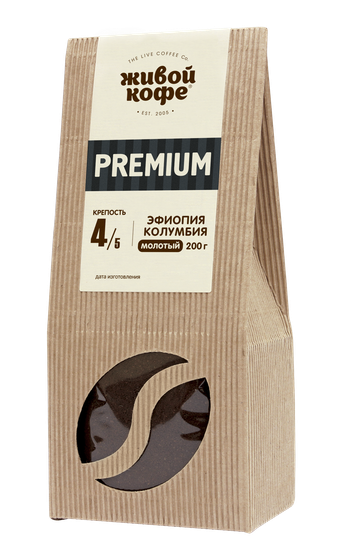 Живой Кофе Эспрессо Премиум / Espresso Premium 200 г