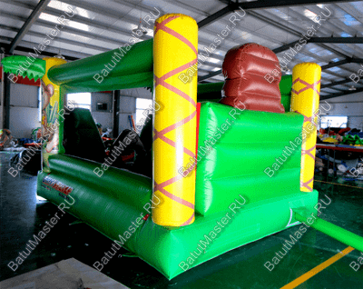 Коммерческий надувной батут "Львёнок" 4*3.5*3 м