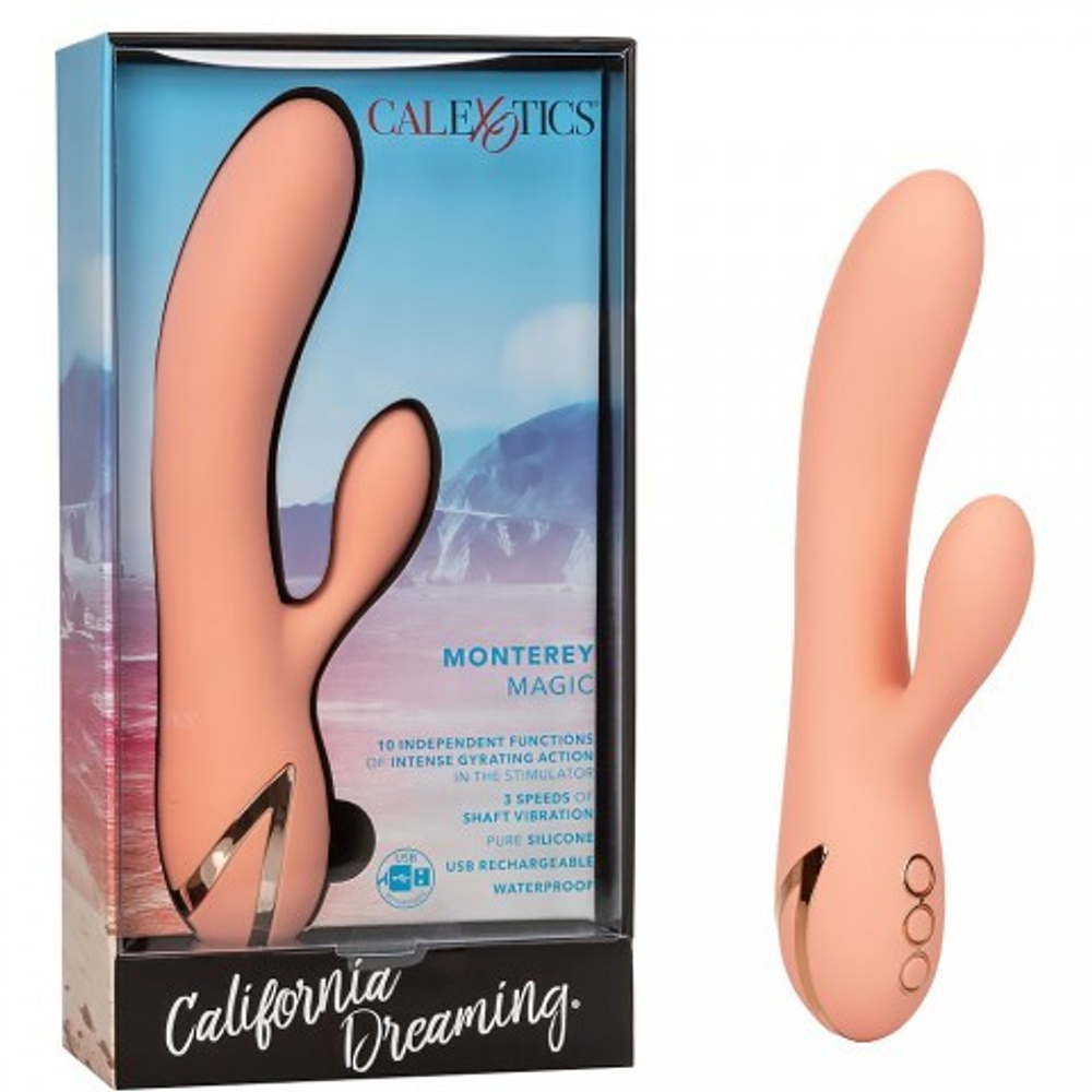 Вибромассажер-кролик CalExotics California Dreaming Monterey Magic (12.75 x 3.75 см)