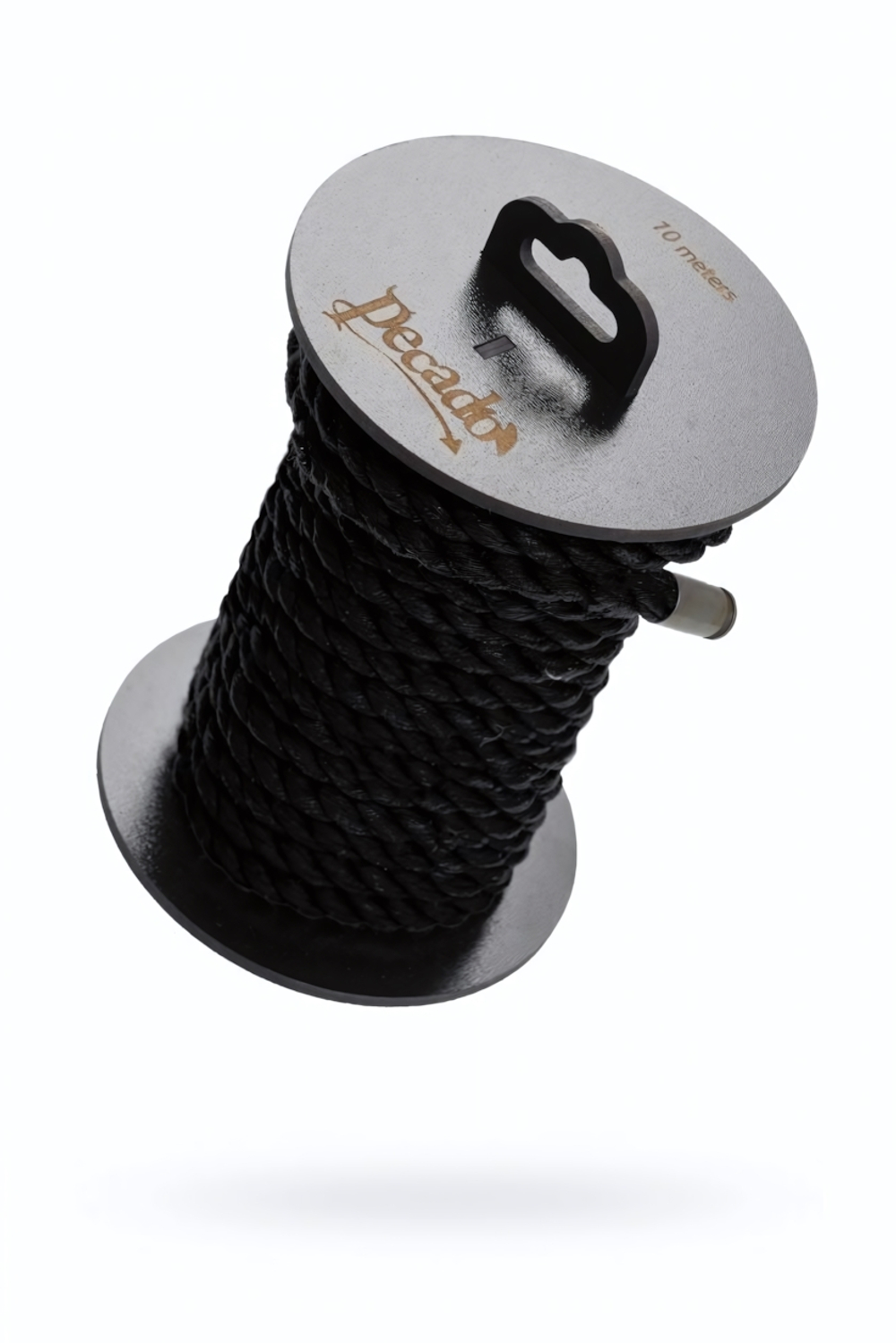 Веревка для шибари Pecado на катушке черная 10 м